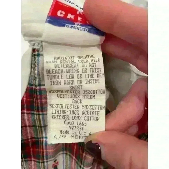 Great Guy Vintage Christmas Toy Soldier John John, size 6/9 months - Picture 5 of 11